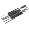 Швейцарская карточка Victorinox SwissCard Classic, 10 функций, корпус из черного полупрозрачного пластика